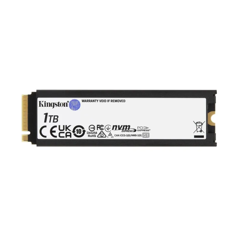 Unidad de Estado Sólido Kingston FURY Renegade - M.2 NVMe - 1TB - PCI-E 4.0 - Disipador - SFYRSK/1000G