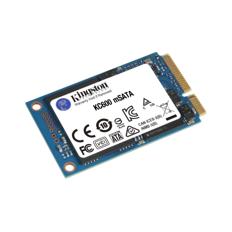 Unidad de Estado Sólido Kingston KC600 SSD - mSATA - 512GB - SATA III - SKC600MS/512G