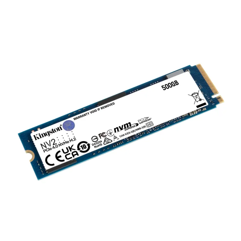 Unidad de Estado Sólido Kingston NV2 de 500 GB, M.2 NVMe PCIe 4.0. KT-SNV2S/500G