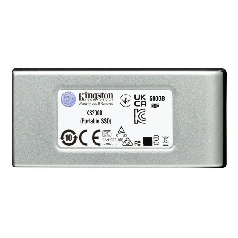 Unidad de Estado Sólido Externo Kingston XS2000 - 500GB - USB 3.2 - SXS2000/500G