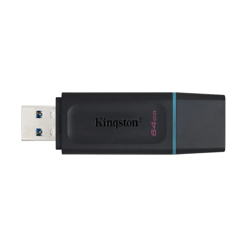 Memoria Usb Kingston Datatraveler Exodia 64Gb Usb 3.2 Gen 1 Negro Con Azul - DTX/64GB