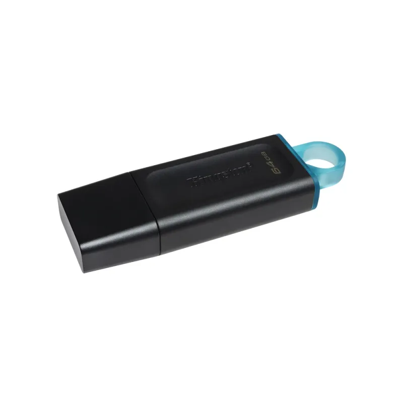 Memoria Usb Kingston Datatraveler Exodia 64Gb Usb 3.2 Gen 1 Negro Con Azul - DTX/64GB