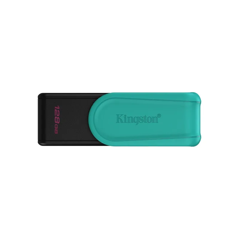 Memoria USB Kingston DataTraveler Exodia S - 128GB - USB 3.2 - Negro con Azul - DTXS/128GB