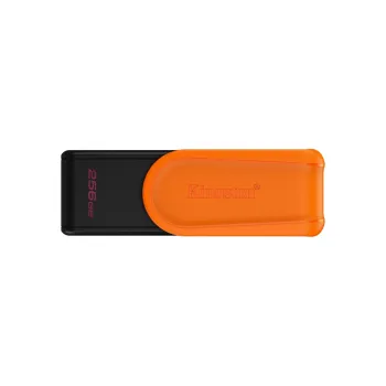 Memoria USB Kingston DataTraveler Exodia S - 256GB - USB 3.2 - Negro con Naranja - DTXS/256GB