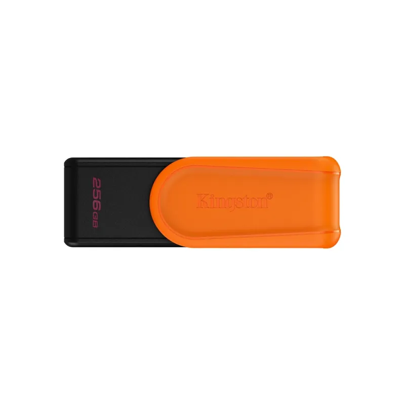 Memoria USB Kingston DataTraveler Exodia S - 256GB - USB 3.2 - Negro con Naranja - DTXS/256GB