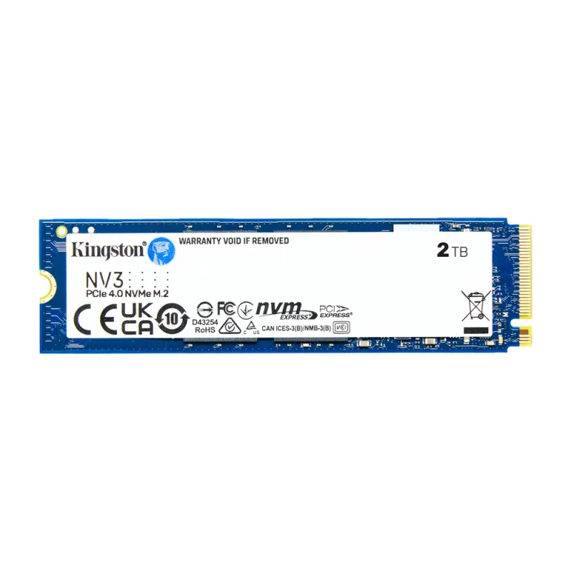 Unidad de Estado Sólido Kingston NV3 - M.2 - 2TB - PCI-E 4.0 - SNV3S/2000G