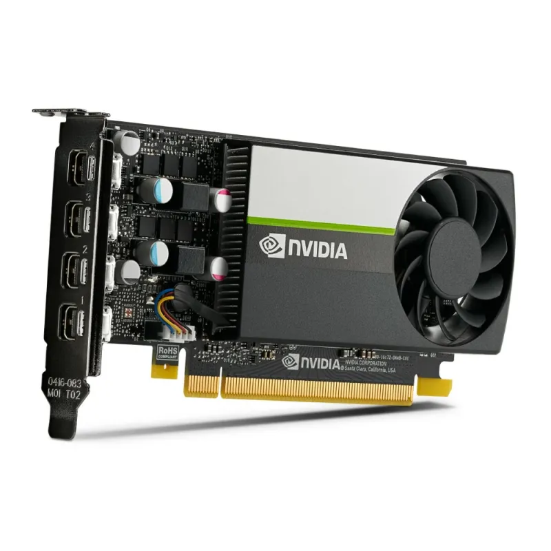 Tarjeta de Video Lenovo ThinkSystem - 8GB - 128-Bit - PCI-E 3.0 - GDDR6 - 128-Bit - Mini DisplayPort - 4X67A79777