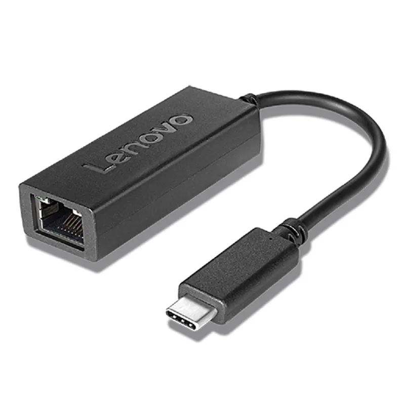 Adaptador USB Lenovo - USB-C a Ethernet - Negro - 4X90S91831