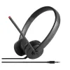 Diadema Lenovo Stereo Analog - Alámbrico - 3.5mm - Negro - 4XD0K25030