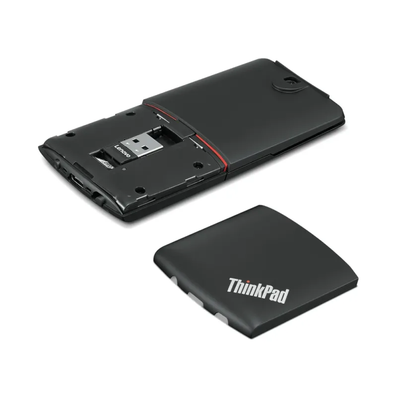 Mouse Lenovo ThinkPad X1 Presenter Mouse - Inalámbrico - Receptor USB - Bluetooth - Presentador - Negro - 4Y50U45359
