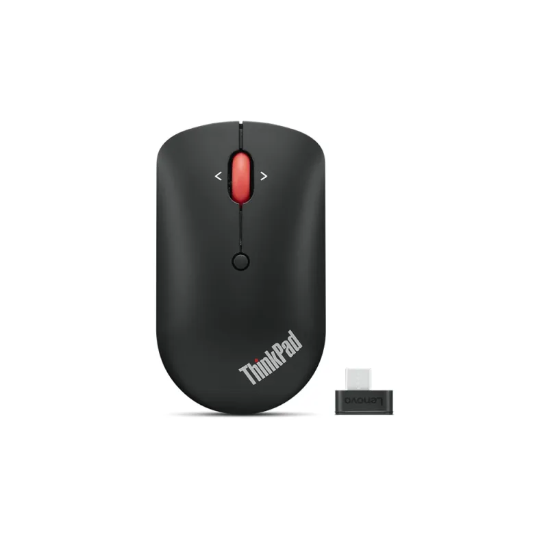 Mouse Lenovo ThinkPad USB-C - Inalámbrico - Negro - 4Y51D20849