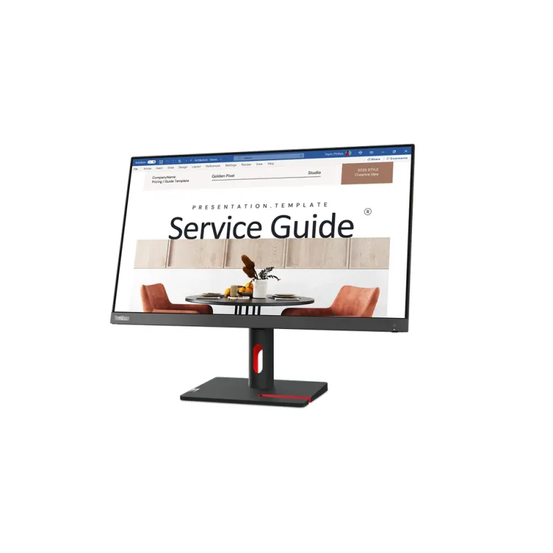 Monitor Lenovo ThinkVision S24i-30 - 23.8" - Full HD - HDMI - VGA - 63DEKAR3LA