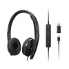 Diadema Lenovo ANC Headset Gen 2 - Alámbrico - USB-C - Micrófono - Negro - Certificación con Microsoft Teams - 4XD1M45627
