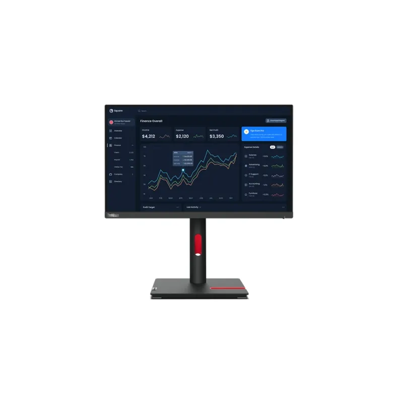 Monitor Lenovo ThinkVision T22i-30 - 21.5" - Full HD - HDMI - DisplayPort - VGA - 63B0MAR6LA