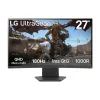 Monitor Gamer LG UltraGear 27GS60QC - 27" - QHD - 180Hz - HDMI - DisplayPort - Curvo - 27GS60QC-B