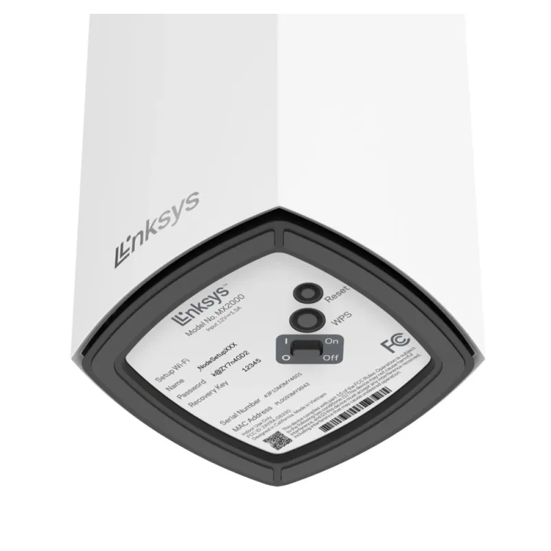 Router Linksys Atlas 6 - 2.4/5GHz - 574/2402 Mbps - 3x RJ-45 - 2 Piezas - MX2002