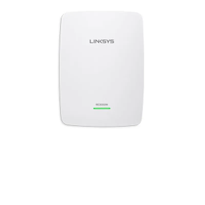 Extensor de Rango Linksys - 2,4 GHz - 300 Mbit/s - 1x RJ-45 - RE3000W