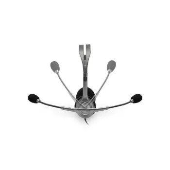 Diadema Logitech H111 - Alámbrico - Micrófono - Gris - 981-000612