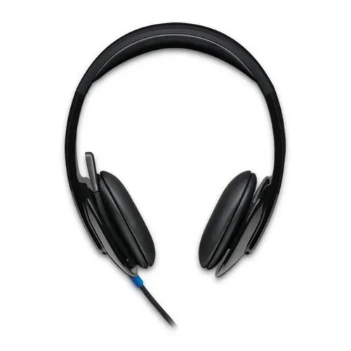 Audífonos Logitech H540 - USB - 1.8 M - Micrófono - Negro - 981-000510