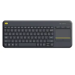 Teclado Inalámbrico Touch Logitech K400 Plus Inalámbrico Negro - 920-007123 Teclado Inalámbrico Touch Logitech K400 Plus Inalámbrico Negro - 920-007123