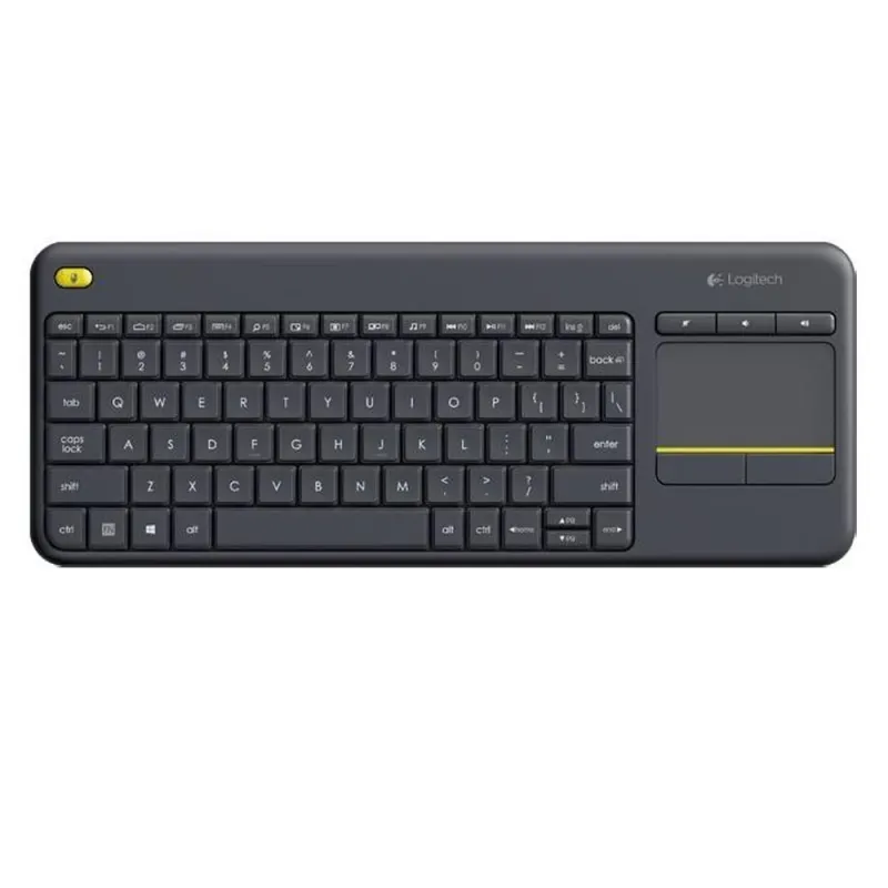 Teclado Inalámbrico Touch Logitech K400 Plus Inalámbrico Negro - 920-007123