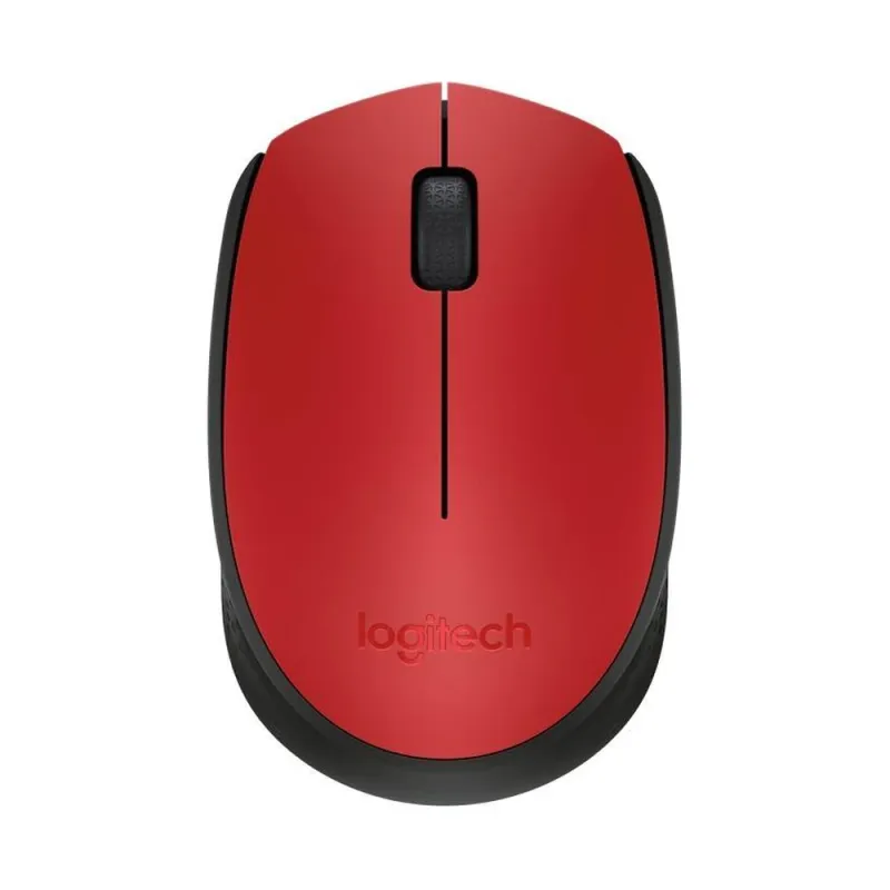 Mouse Óptico Logitech M170 Inalámbrico Usb Rojo - 910-004941