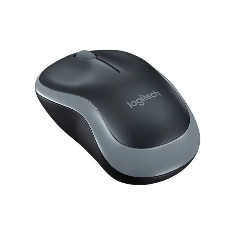 Mouse Óptico Logitech M185 - Inalámbrico - USB - Gris Oscuro - 910-002225