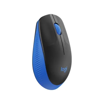 Mouse Logitech M190 Inalámbrico Usb Negro/Azul - 910-005903