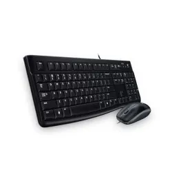Teclado y Mouse Logitech MK120 - Alámbrico - USB - Negro - 920-004428 Teclado y Mouse Logitech MK120 - Alámbrico - USB - Negro - 920-004428