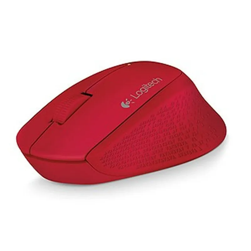 Mouse Óptico Logitech M280 Inalámbrico Usb Rojo - 910-004286