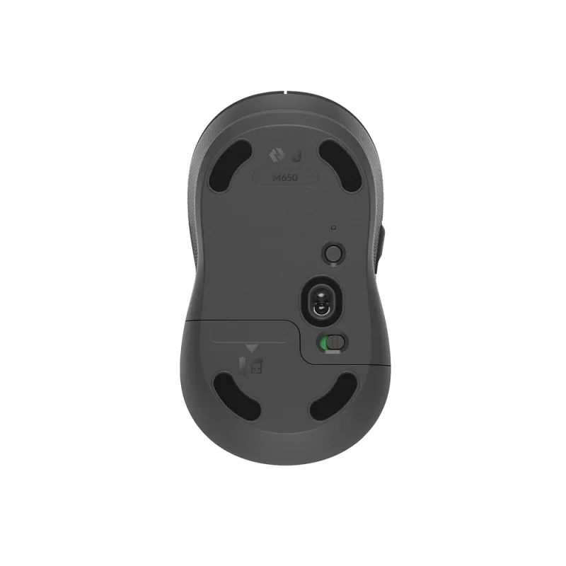 Mouse Logitech M650 Medium - Inalámbrico - USB - Grafito - 910-006250