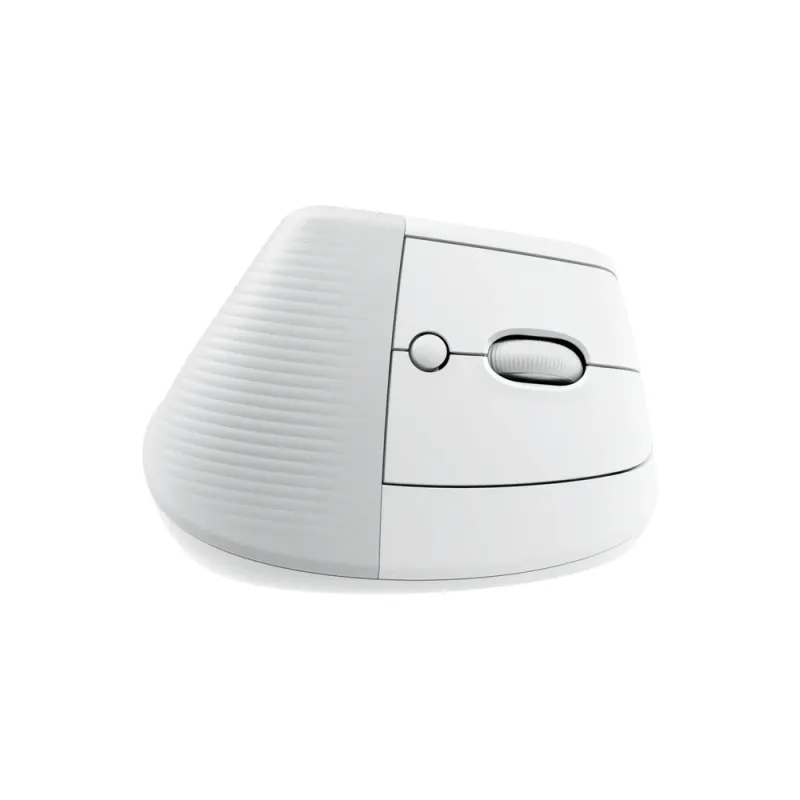 Mouse Logitech Lift Vertical - Inalámbrico - 6 Botones - Blanco - 910-006469