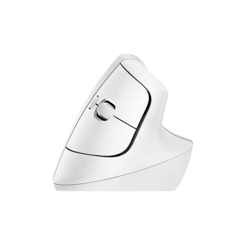 Mouse Logitech Lift Vertical - Inalámbrico - 6 Botones - Blanco - 910-006469
