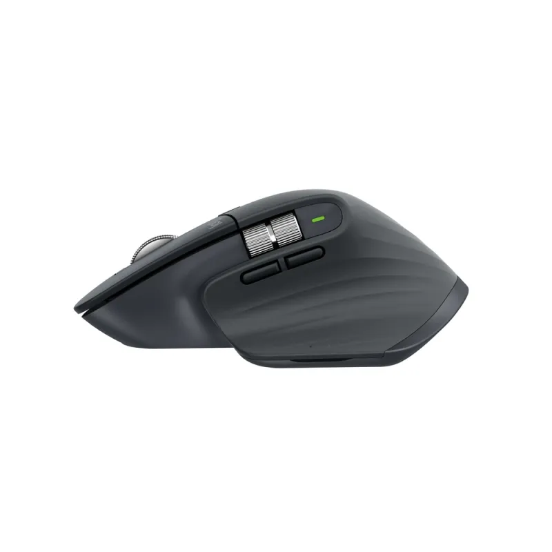 Mouse Gamer Logitech MX MASTER 3S - Inalámbrico - 7 Botones - Gris - 910-006561