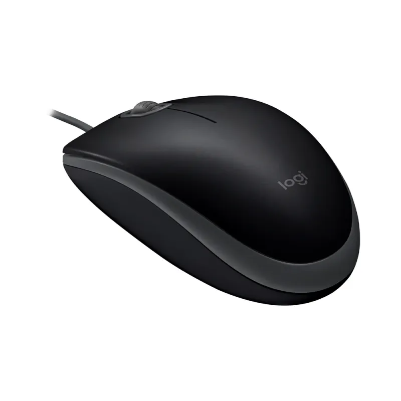 Mouse Logitech M110 Silent - Alámbrico - USB - 3 Botones - 1000 dpi - Negro - 910-006756