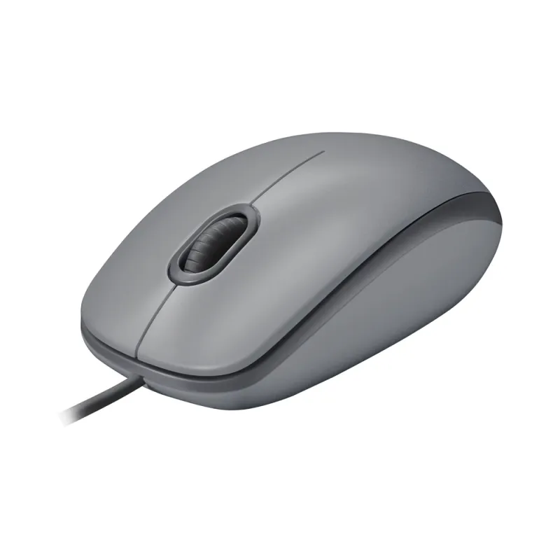 Mouse Logitech M110 SILENT - Alámbrico - USB - Gris - 910-006757