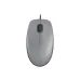 Mouse Logitech M110 SILENT - Alámbrico - USB - Gris - 910-006757