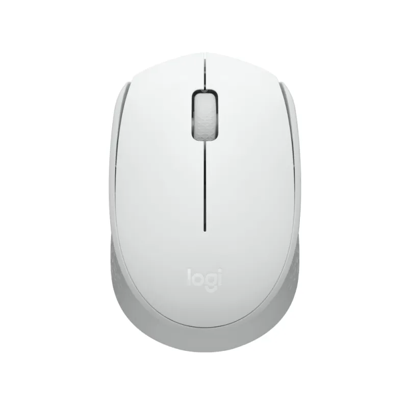 Mouse Logitech M170 - Inalámbrico - USB - Blanco - 910-006864