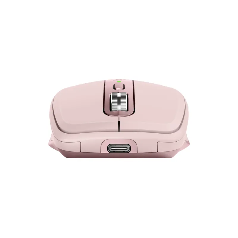 Mouse Logitech MX ANYWHERE 3S - Inalámbrico - Bluetooth - Rosa - 910-006934