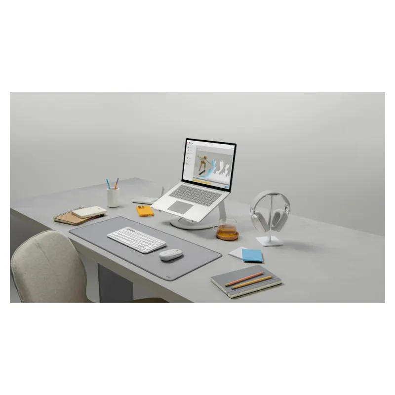 Mouse Logitech Pebble 2 M350S - Inalámbrico - Blanco - 910-007047