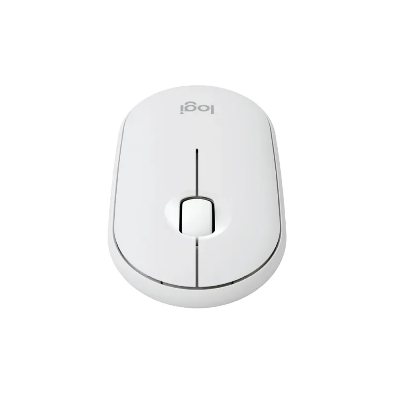 Mouse Logitech Pebble 2 M350S - Inalámbrico - Blanco - 910-007047