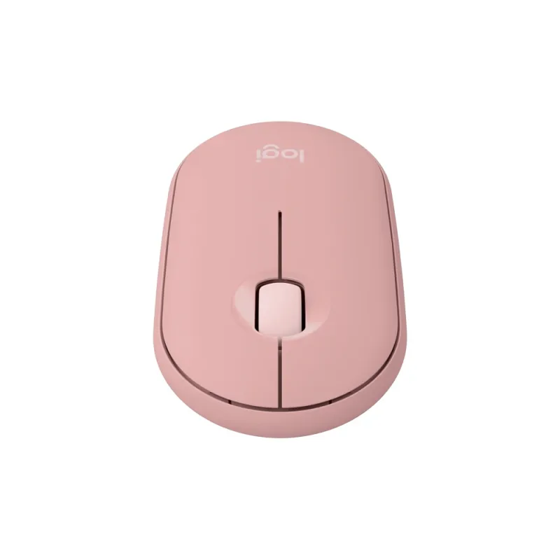 Mouse Logitech Pebble 2 M350S - Inalámbrico - Rosa - 910-007048
