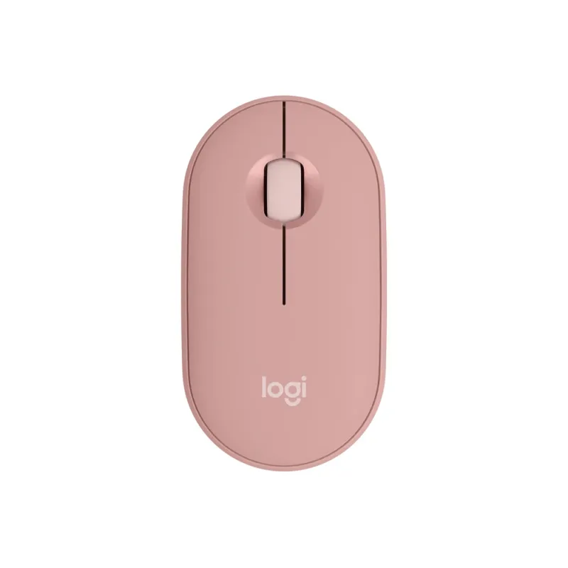 Mouse Logitech Pebble 2 M350S - Inalámbrico - Rosa - 910-007048