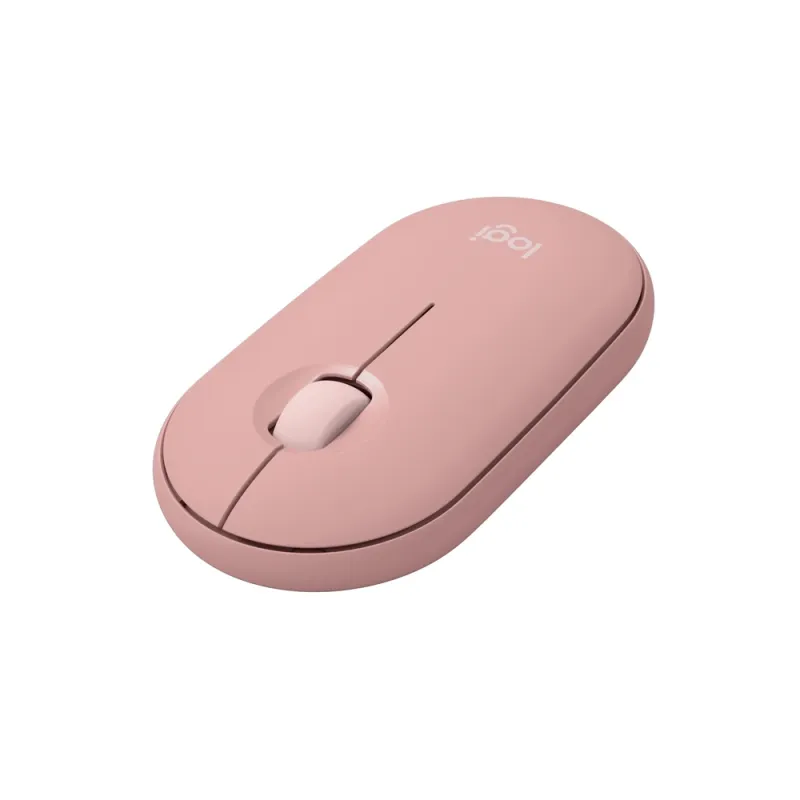 Mouse Logitech Pebble 2 M350S - Inalámbrico - Rosa - 910-007048