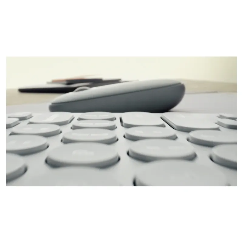 Mouse Logitech Pebble 2 M350S - Inalámbrico - Blanco - 910-007047