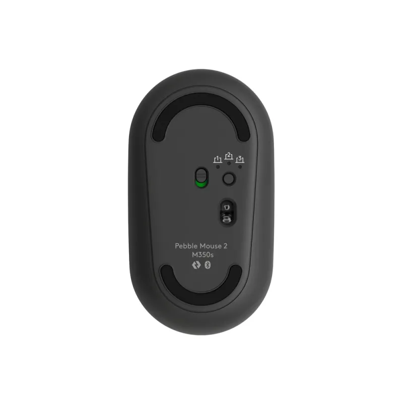 Mouse Logitech Pebble 2 M350S - Inalámbrico - Grafito - 910-007049