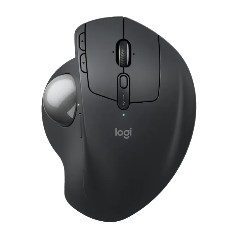 Mouse Logitech MX Ergo S - Inalámbrico - 8 Botones - Trackball - Negro - 910-007261