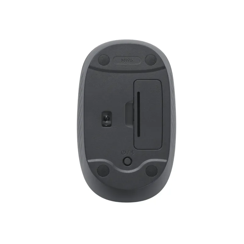 Mouse Logitech M196 - Inalámbrico - Bluetooth - Grafito - 910-007456