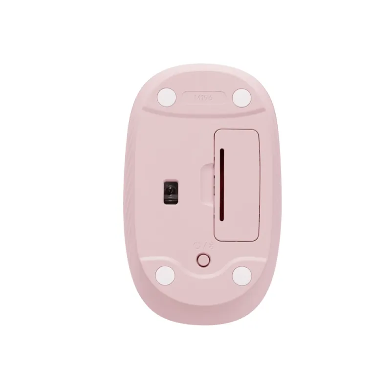 Mouse Logitech M196 - Inalámbrico - Bluetooth - Rosa - 910-007458
