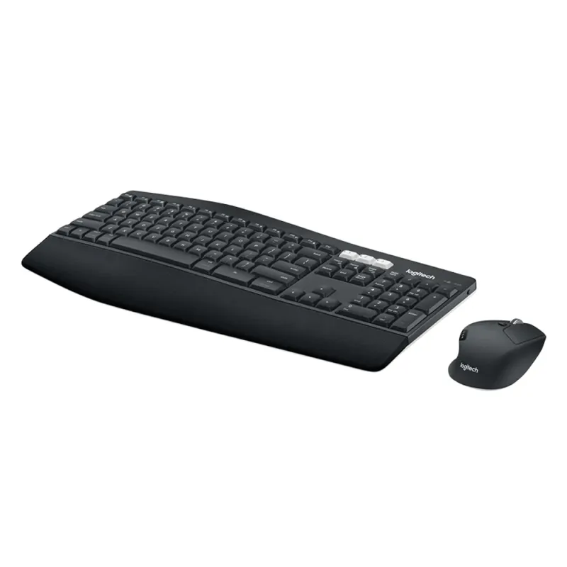Kit De Teclado Y Mouse Logitech Mk850 1000 Dpi 8 Botones Bluetooth Negro - 920-008659